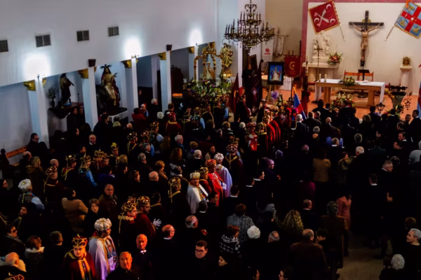 Actos religiosos: misa y procesión del Santo Niño